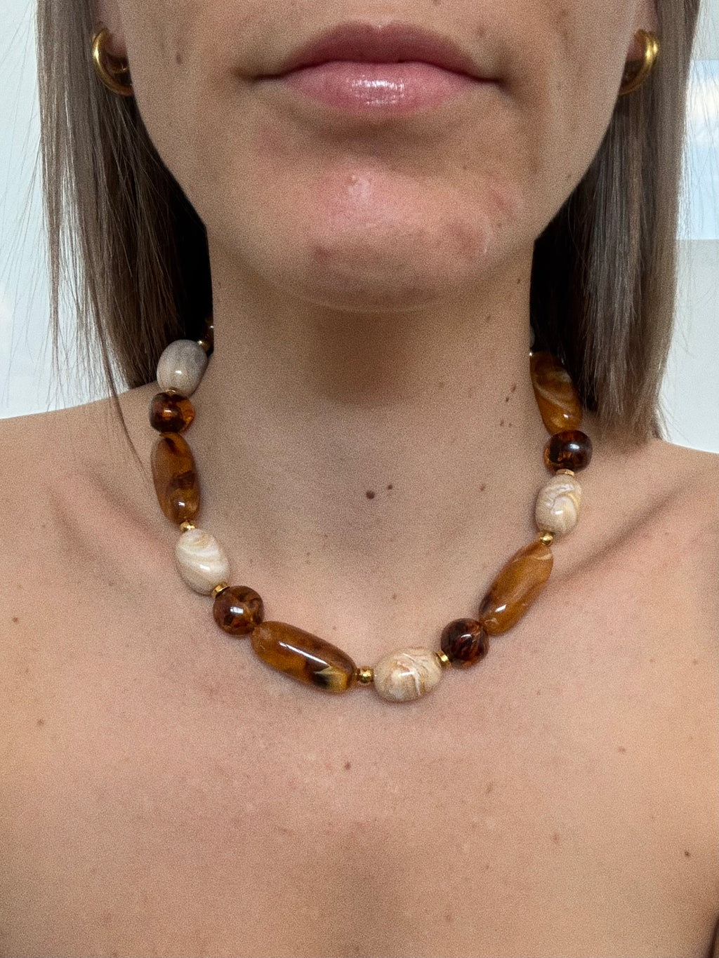 Collier « Latte »