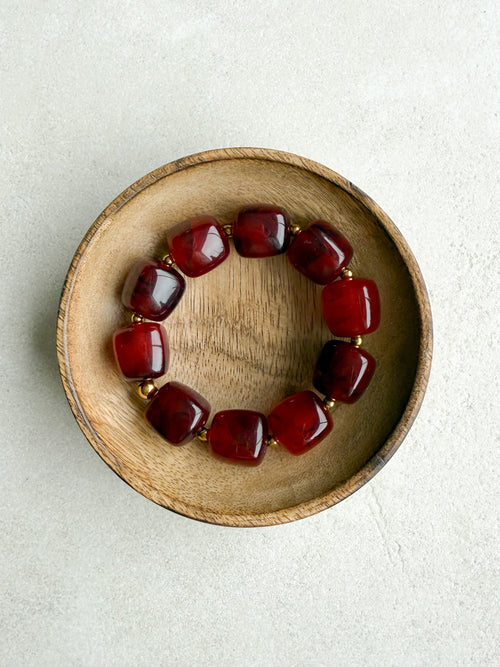 Bracelet « Burgundy »