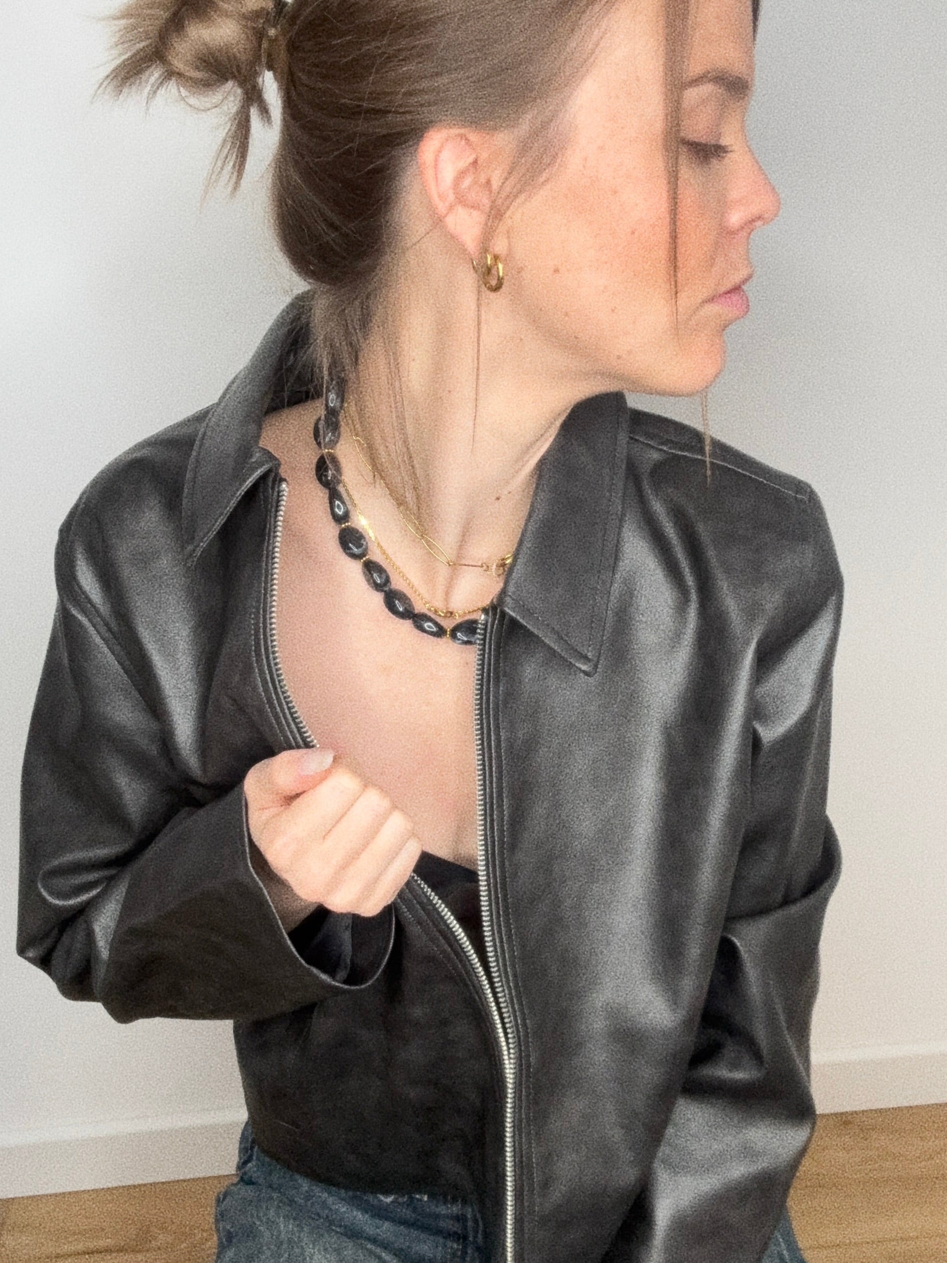 Collier « Back to black »
