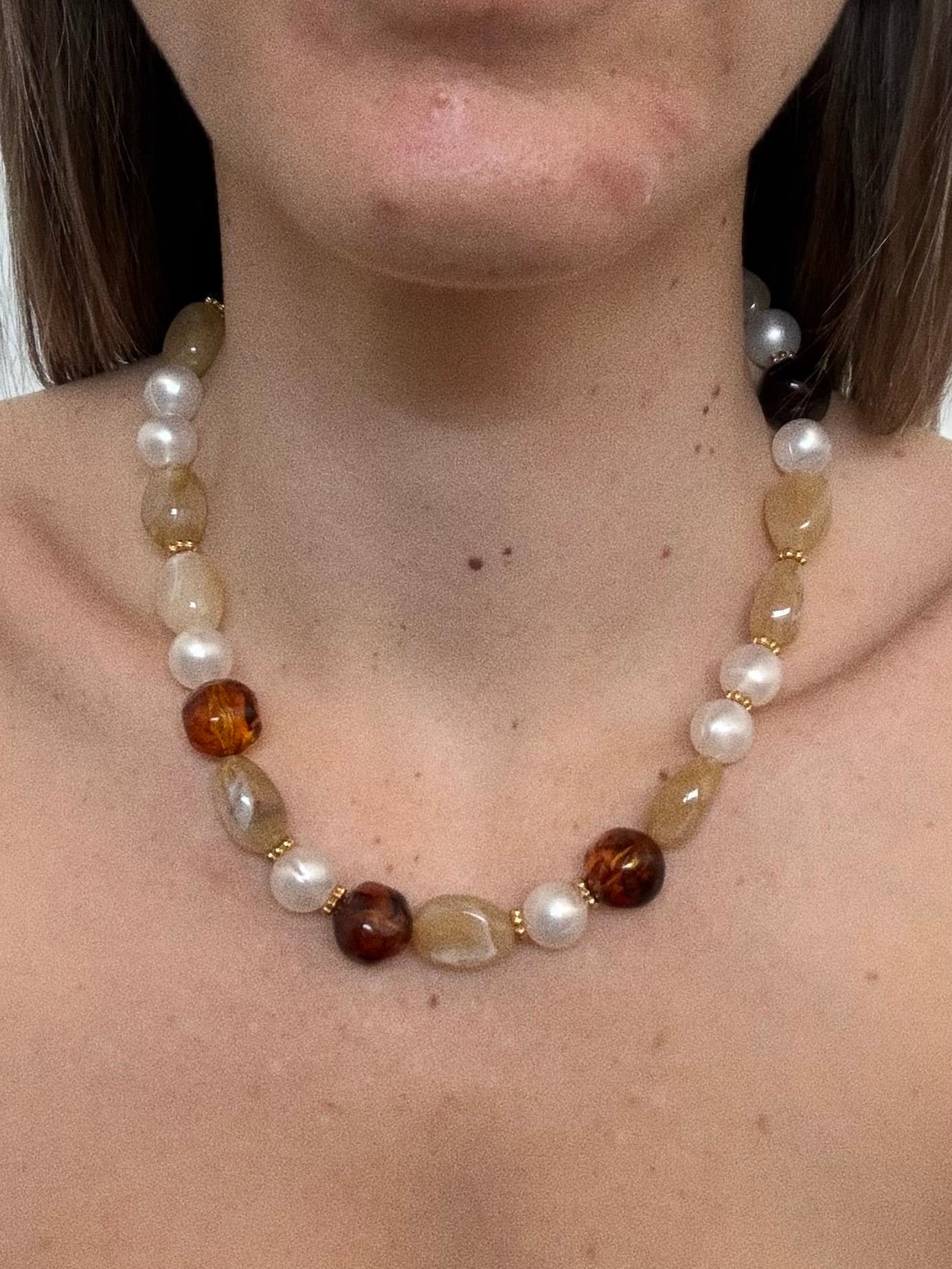 Collier « Café »