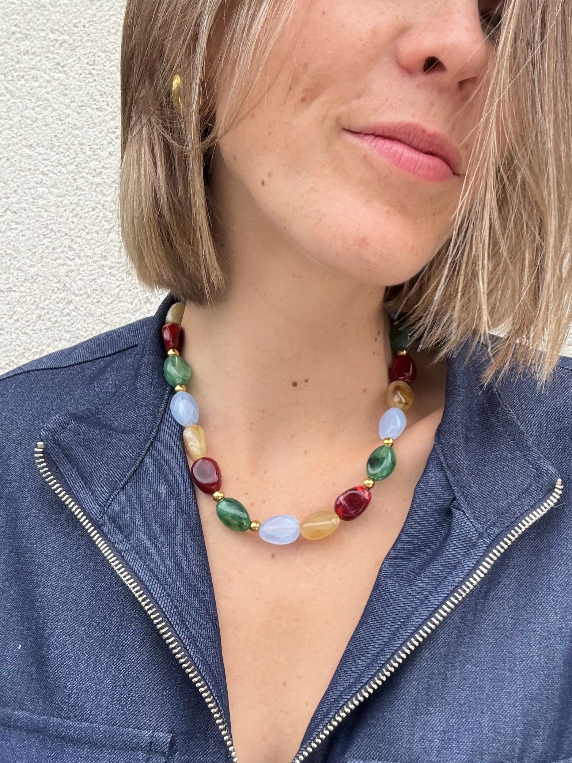 Collier « Wood »