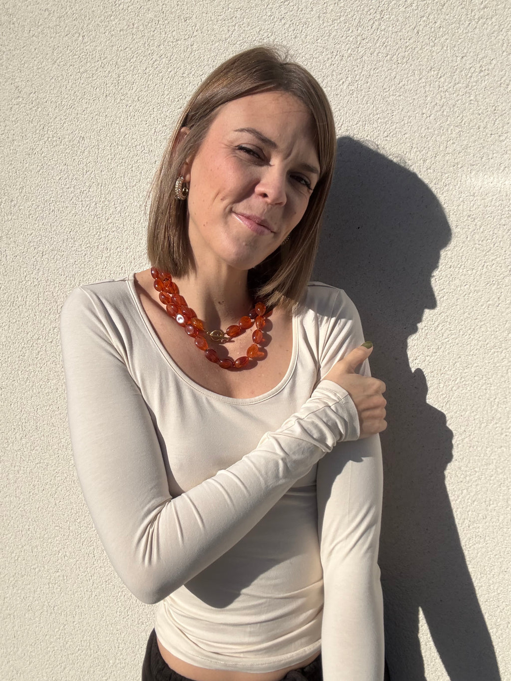 Collier « Ambre » 90cm