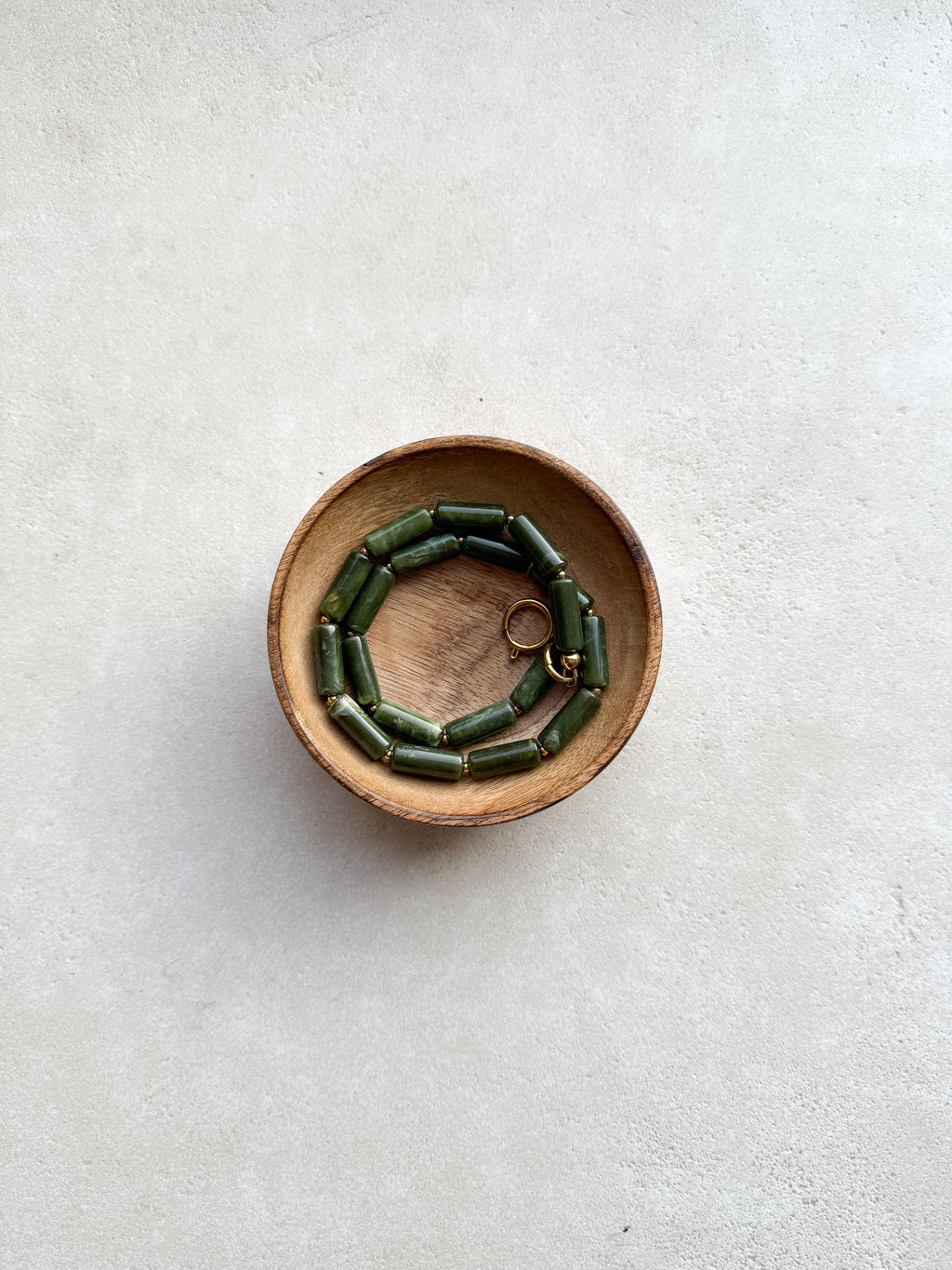 Collier « Matcha »