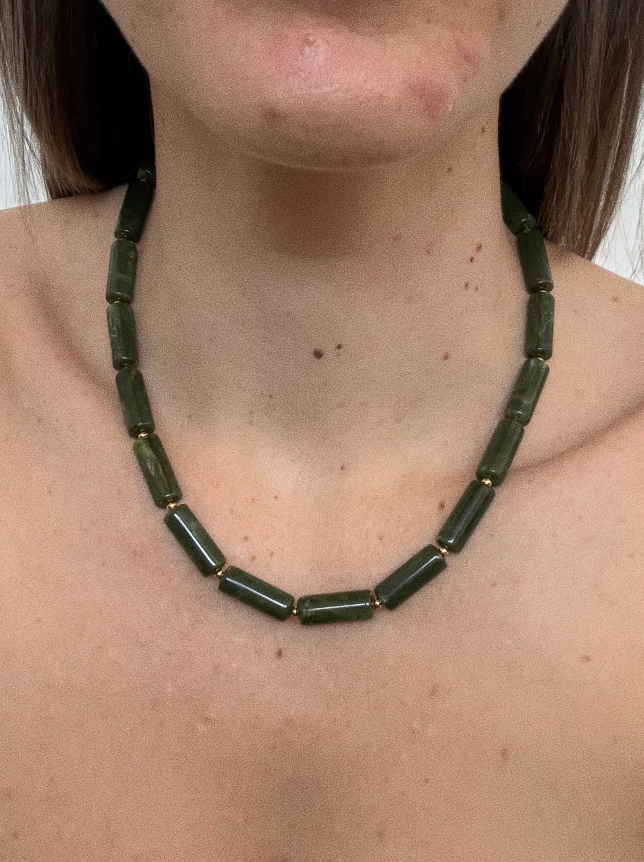Collier « Matcha »