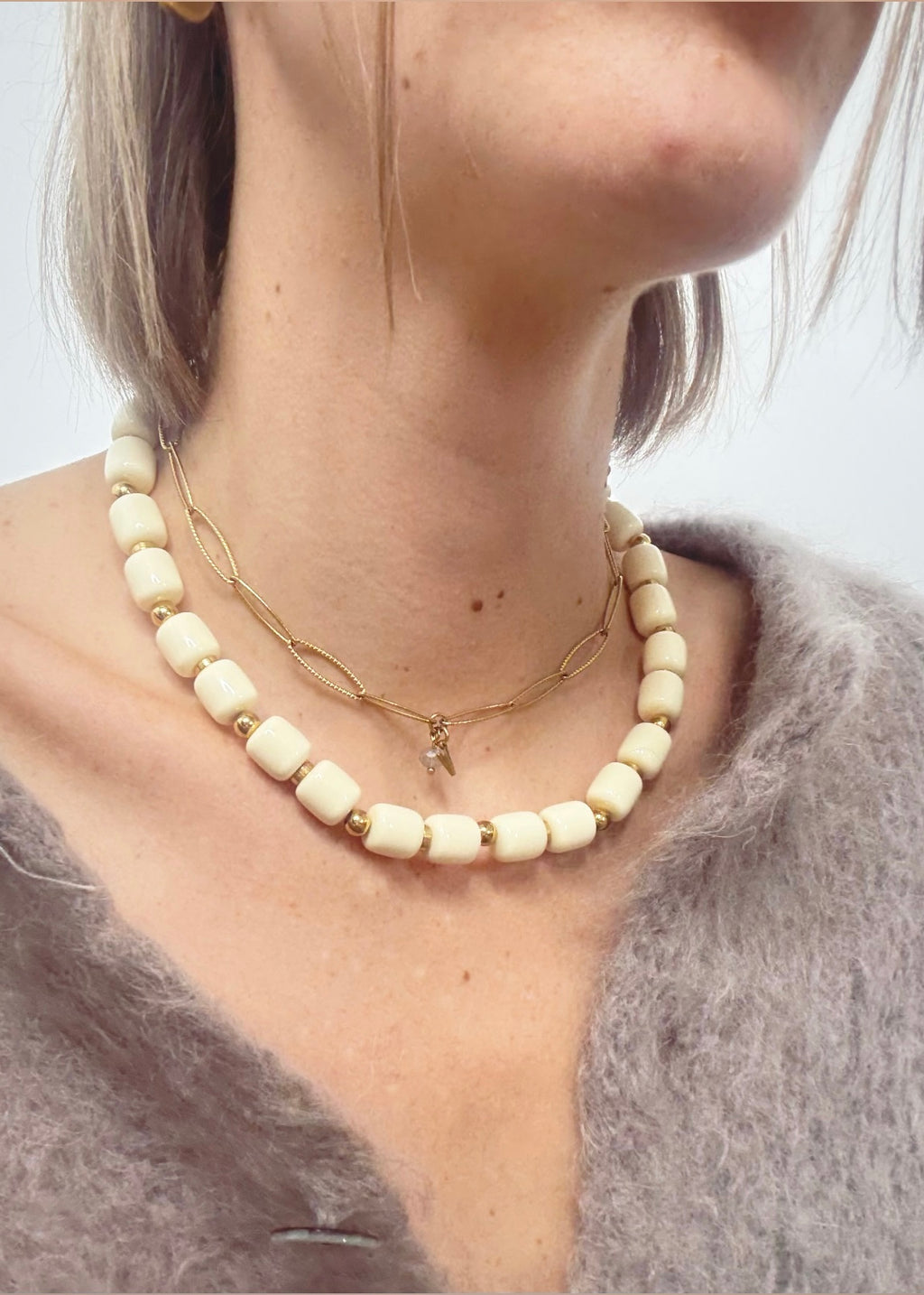 Collier « Crème glacée »