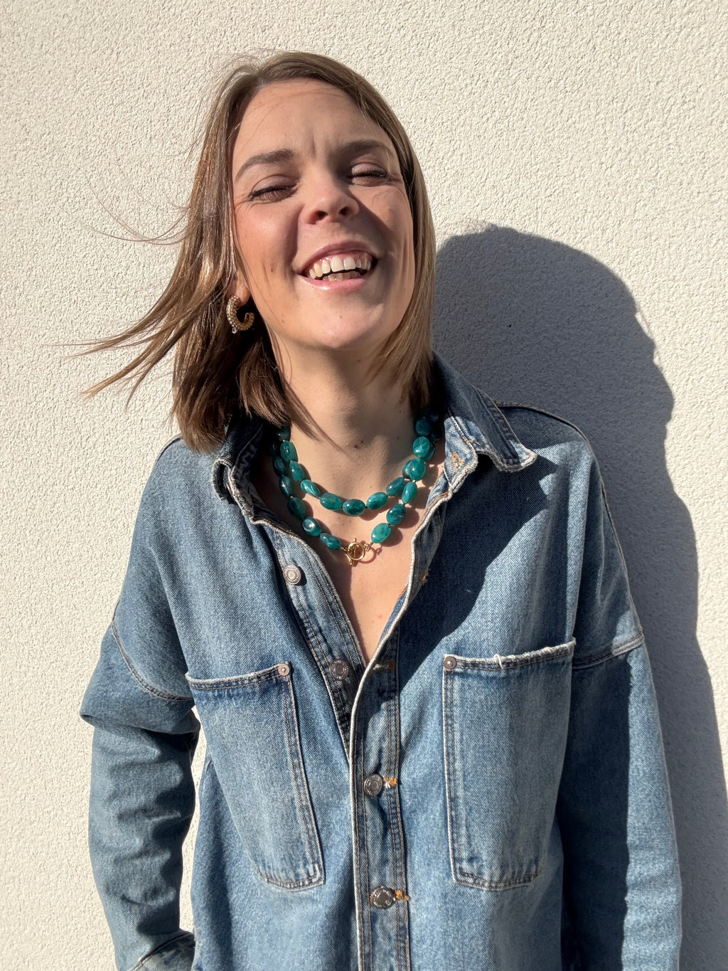 Collier « Océan » 90cm