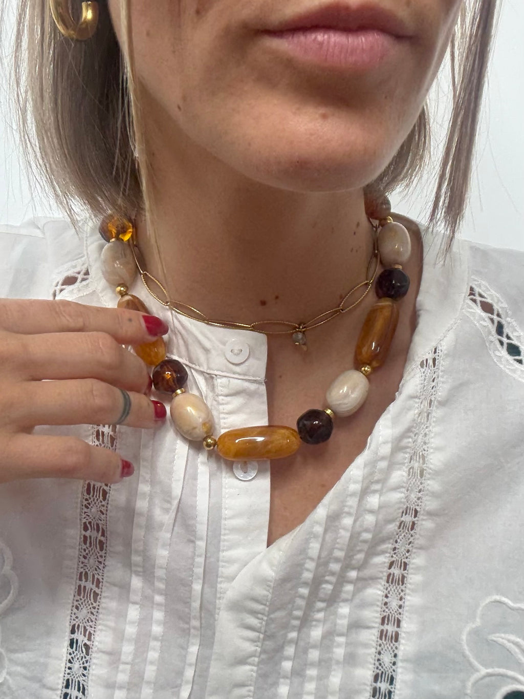 Collier « Latte »