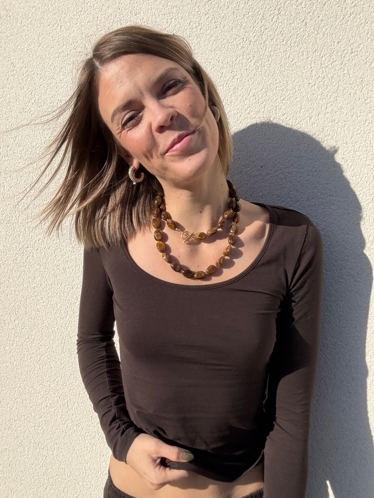 Collier « Brownie » 90cm