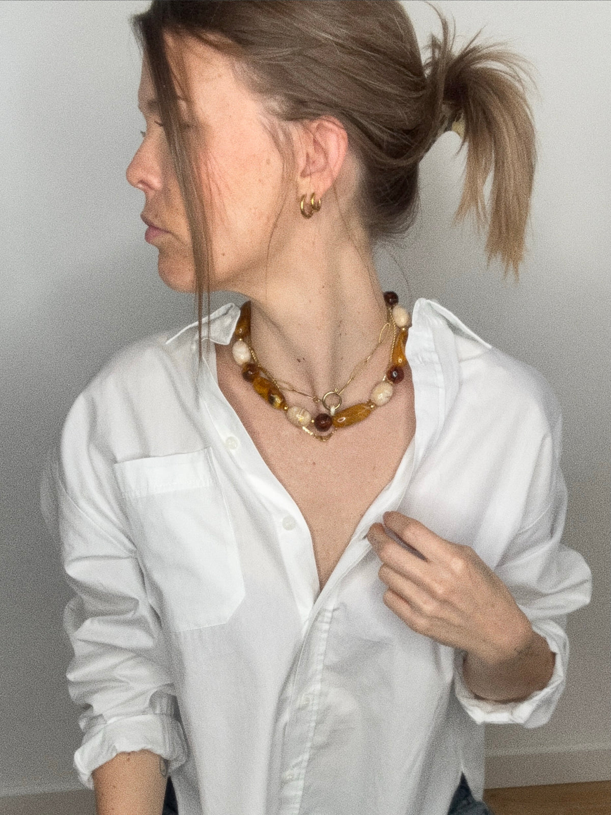 Collier « Latte »