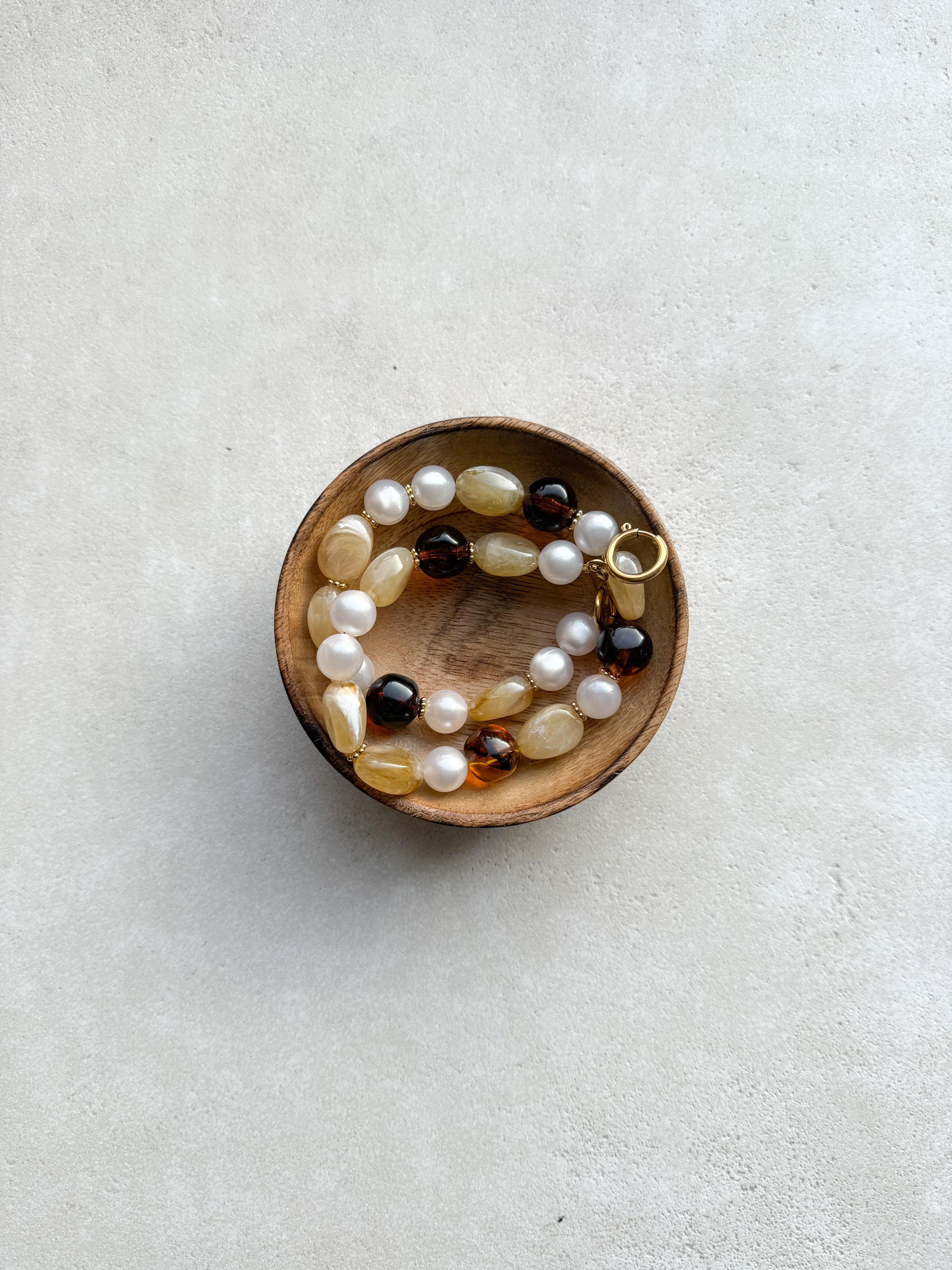 Collier « Café »