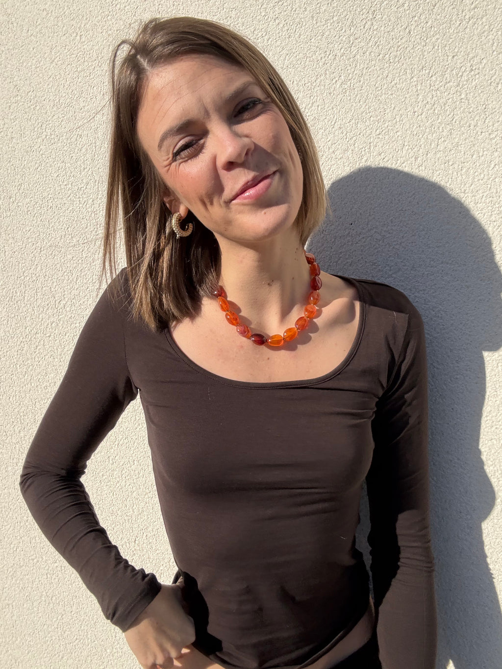 Collier « Caramel »