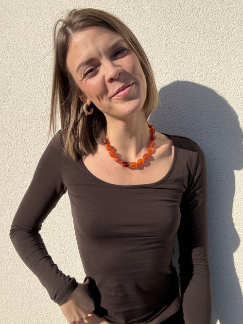 Collier « Caramel »